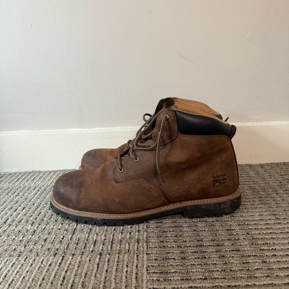 Timberland PRO Brown Leather Work Boots main image 4